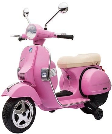 Elektrische Scooter Vespa PX150 12 volt Roze