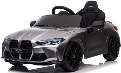 Elektrische Kinderauto BMW M4 Grijs Metallic 12V
