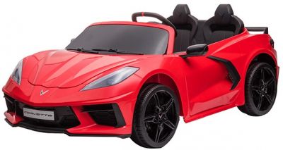 Elektrische Kinderauto Corvette C8 24V Rood 2 Persoons