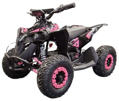 Elektrische kinderquad Cyclone Roze 1060W 48V Brushless LCD-Scherm