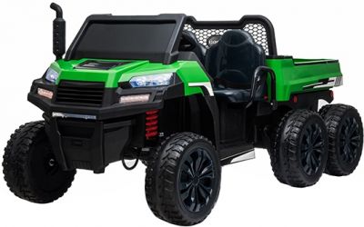 Elektrische Kinderauto Truggy XL 24Volt 4X6 Groen 2-persoons