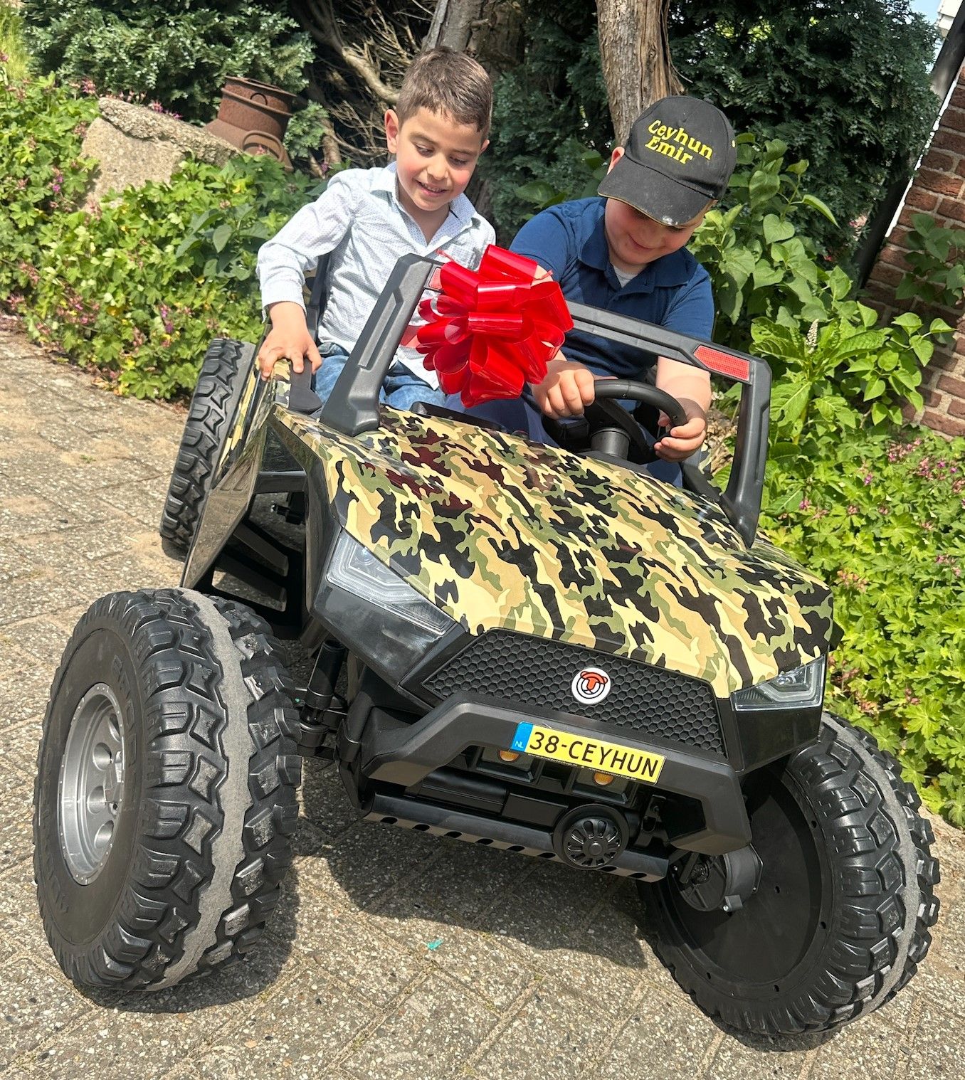 Tevreden chauffeurtje