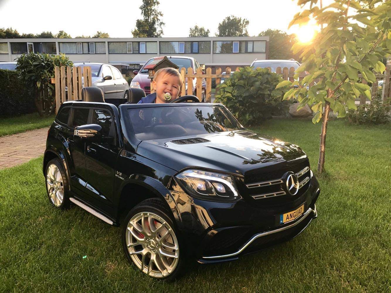 Tevreden chauffeurtje